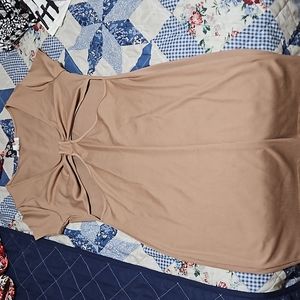 Planet Gold Large Brown Dress